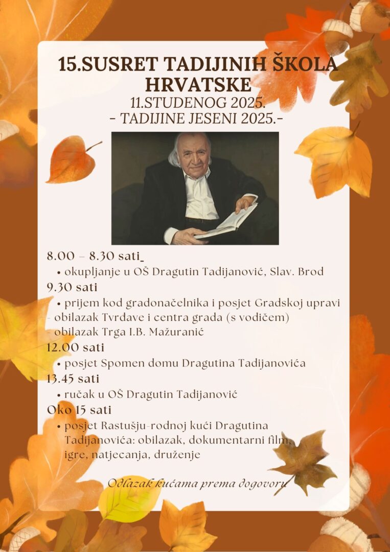 OGLAS 15.SUSRET TADIJINIH ŠKOLA RH, 11.studenog 2025. - TADIJINE JESENI 2025.-ispravni)